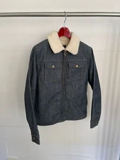A.P.C. Woman Boa Denim Jacket 34 Ladies Limited Edition Style Refined Minimalism