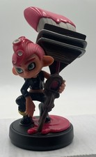 Nintendo Amiibo Octoling Boy Figure Splatoon 2 Pink Black 3.75" Used
