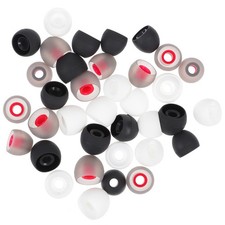 Silicone Ear Tips Set 36pcs Replacement for Comfortable Earphone Use