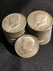 25  1967  KENNEDY HALF DOLLARS 40% SILVER