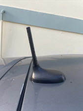 Mástil de antena de aluminio negro corto de 4" radio AM/FM para Fiat 500 2012-2023