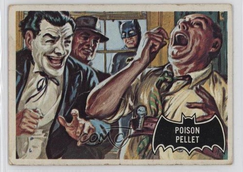 1966 Topps Batman Black Bat #11 Poison Pellet — Raw