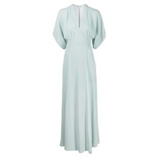 Reformation Winslow Wrap Dress Celadon Green Maxi Long Draped Tie Bridesmaid XS