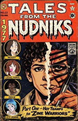 TALES FROM THE NUDNIKS   A PUNK-NOIR GRAPHIC NOVEL BY MARK JAY / SKUM  -  SIGNED