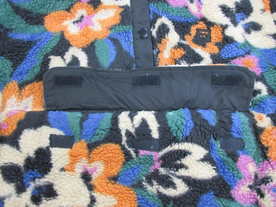 Chaqueta Sherpa Billabong Pullover Mujer XL Floral Polar Adventure Division Foto 4 de 4