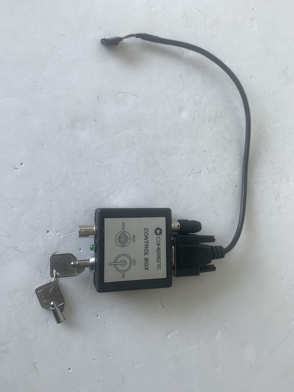 Coherent Control Box for cube lasers with keys and cable