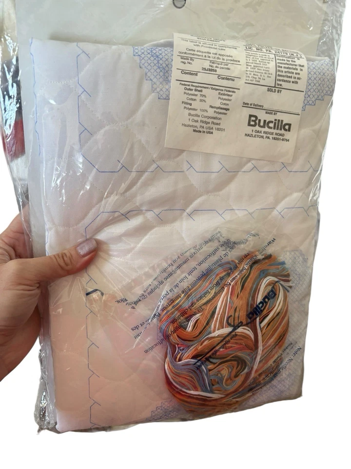 Bucilla Baby Crib Cover Sports Bears 34 X 43 Soccer Football Baseball Basketball - Image 3 of 4