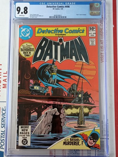 Detective Comics #498 CGC 9.8 Batman Batgirl GREAT COVER! only 21 exist 9.8 1980