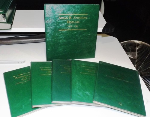 Littleton Coin Books Lot of 6 Dollars, Quarters, Dimes & Cents