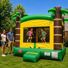 Commercial Inflatable Bounce House Tropical Blow Up Jumper Castle NO Blower