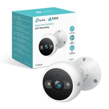 Kasa 4MP 2K Security Camera Outdoor Wired IP65 Starlight Sensor  98 Ft Night