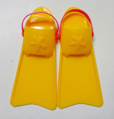 Yellow Swim & Snorkel Flippers Fits 18