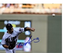 Brian Duensing Minnesota Twins Autographed Signed 8x10 Photo LOM COA (PH2092)