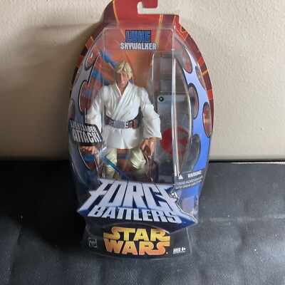 Star Wars Force Battlers Luke Skywalker Whirling Lightsaber Attack Action Figure