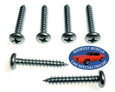 GM Chevy Buick Cadillac Pontiac Side Door Panel Arm Rest Base Screws 6pc Set MK