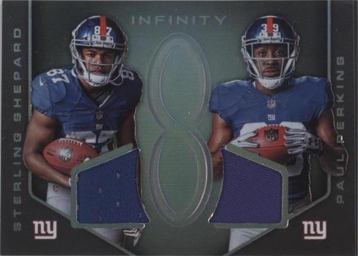 2016 Panini Infinity Paul Perkins Sterling Shepard #DM-SP - 1 of 2