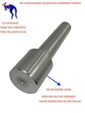 Soft MT-2 Re-machinable Blank Arbors M10 Thread make your own tools