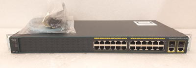 Cisco WS-C2960-24TC-L Managed Switch 24 x 10/100 Ports With 2 x GbE GE Ports LAN