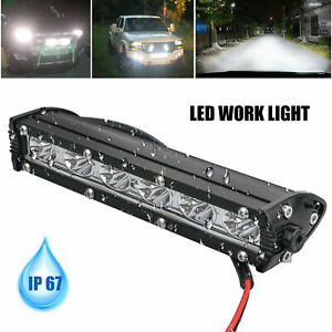 18W 6000K LED Work Light Bar Driving Lamp Fog Off Road SUV Car Boat Truck WR 