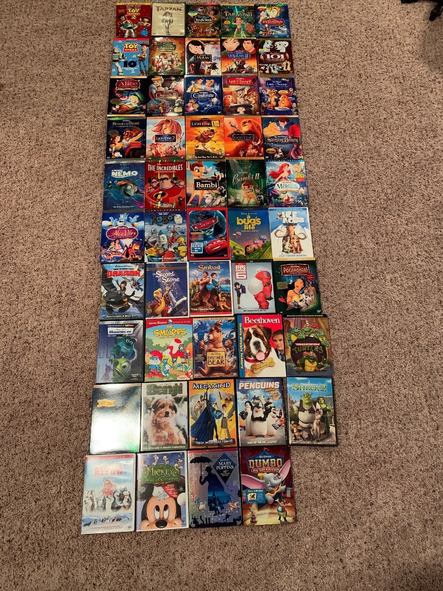 Walt Disney Platinum Edition Collection DVD Lot (49) Cinderella