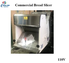 NEW Commercial Bread Slicer Cuts 1/2" Slices Loaf Heavy Duty Electric 110V