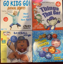 4 Kids Music CDs As Shown in The Pictures (Brand New) Free Shipping