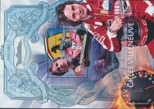 Francobolli Mosambik 2013 Mi Block 720 MNH 2013 Gilles Villeneuve (Ferrari 312T3