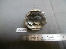 Boule de lustre en verre à facettes sphérique Ø 41 mm (réf AE29)