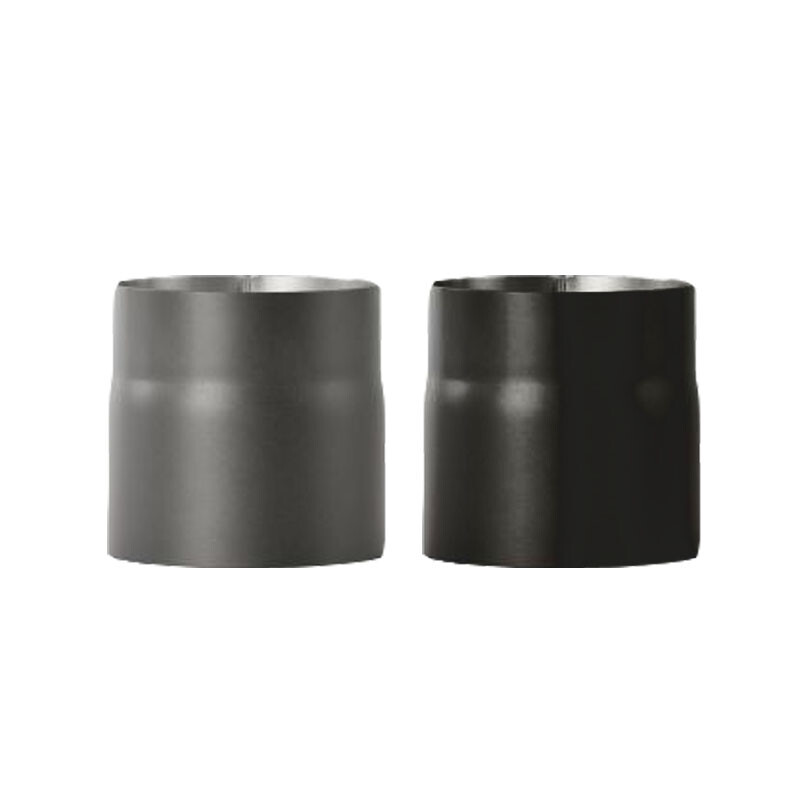 Pelletrohr Bogen 90° – 100 Mm, Grau/schwarz – Für Kamin & Pelletofen