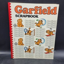 Vintage 1978 Garfield Scrapbook Sports Theme Jim Davis 14" x 12"