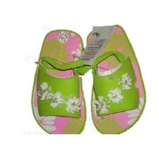 Kate Mack Green Flip-Flops / Sandals Pool Shoes 7-9