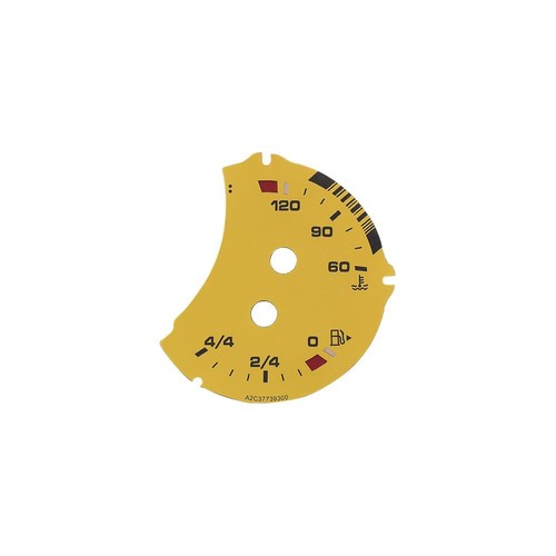 Gauge Face for Porsche Carrera 991/Cayenne 958/Panamera 970 Yellow 300KM/H Turbo - Picture 6 of 6