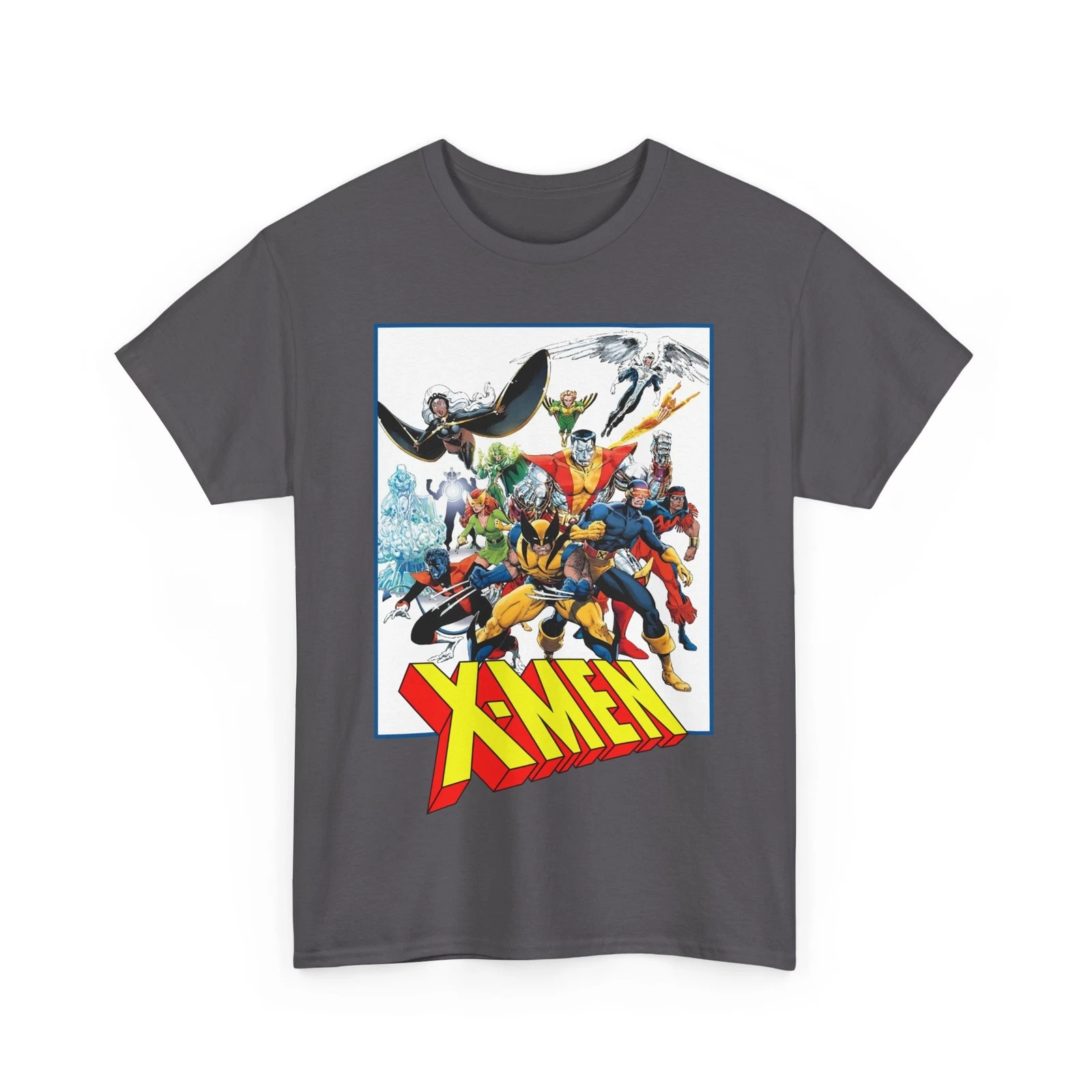 X-Men T-Shirt - Classic Arthur Adams Art - Marvel Comics - Wolverine, Colossus