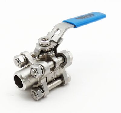 Heavy Fittings SF Wagner Fittings 1/2'' DN15 PN64 1.4408 Ball Valve -Unused-