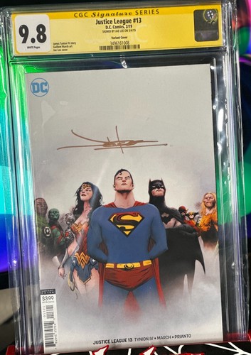 Justice League #13 CGC 9.8 Signature von Jae Lee 5/4/19