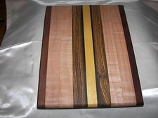 Handmade exotic wood cutting board 100 1146