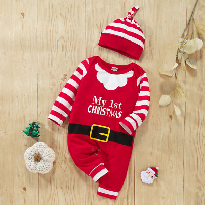 Baby Boy First Xmas Pjs Baby Boy First Christmas Onesie Christmas
