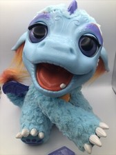 Fur Real Friends Torch My Blazin' Dragon Pet Toy Blue Interactive Toy 2015 Works