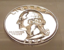 1956  Gem Proof  Quarter 90% SILVER A Sharp Lustrous Beauty #430