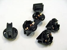 6 GM 1/2 Hole Twist In Instrument Panel Dash Light Bulb Socket 194 168 T10 Wedge