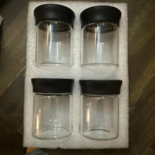 Curtis Stone Spice Jars 4 Ounce Spice Bottles/Jars With Lids