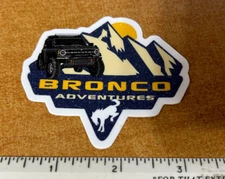Bronco Adventures 2021-2025 Ford Bronco decal sticker off-road racing classic