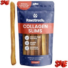 Natural 6 Beef Collagen Slims, Single Ingredient Chew Sticks for Dog