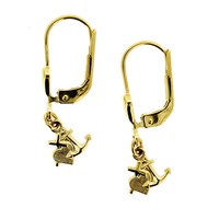 Ohrringe Glaube Kreuz Liebe Herz Hoffnung Anker OhrhäNger HäNger Echt Gold 333