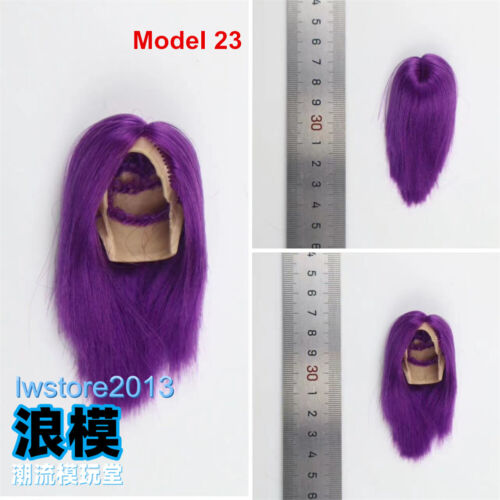 1/6 Artificial Hair Wig Cover For 12" Female Phicen TBL JO Figure Head Body Toys - Picture 24 of 45