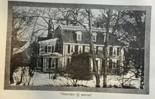 1910 Quincy Massachusetts Dorothy Q House John Adams House Thomas Crane Library