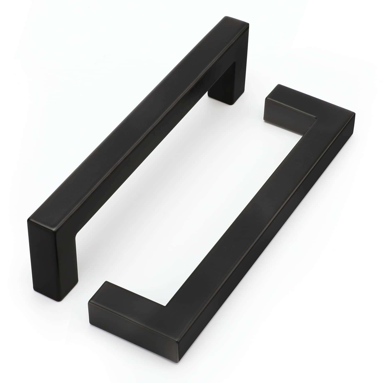 goldenwarm 22 Pack 5 Inch Black Cabinet Handles - Matte Black Drawer Pulls St...