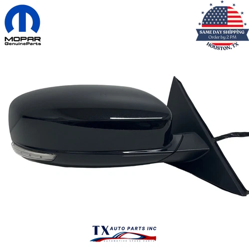 OEM 2013-2016 CHRYSLER 300 Passenger Side Mirror with Memory BSM Arabic Sign