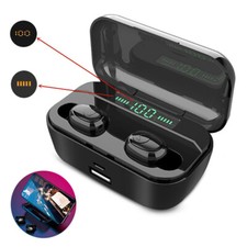 Bluetooth Headset Wireless Stereo Earphones with Charging Box for Computer Phone
