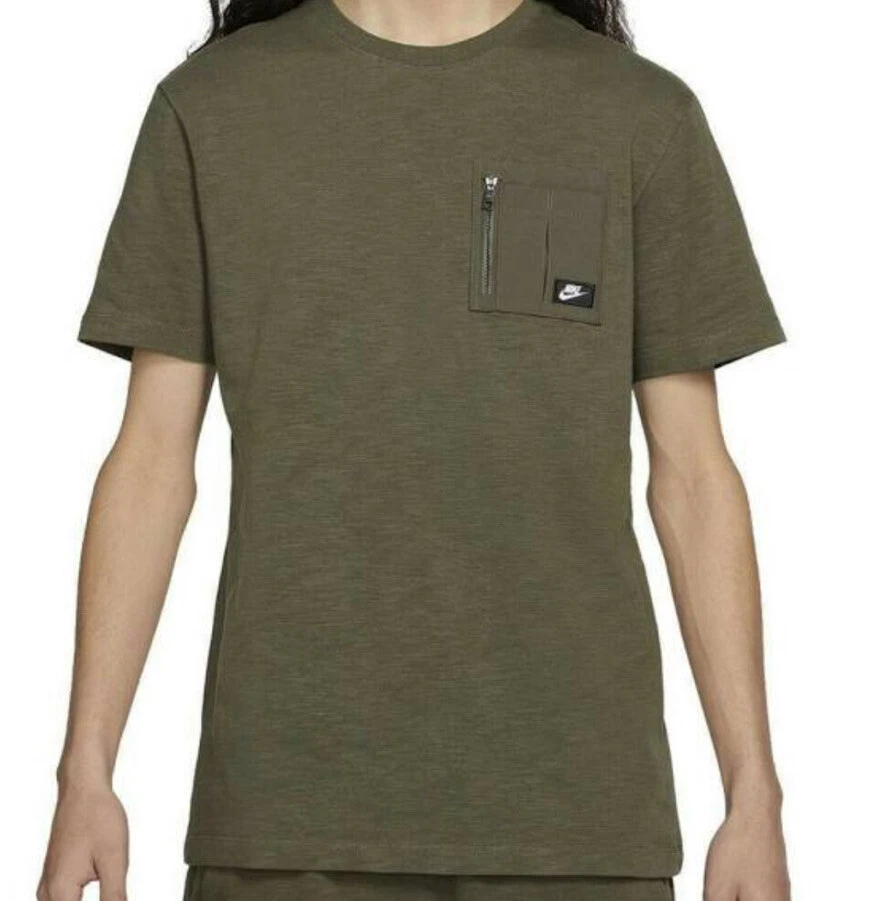 Nike army green best sale shirt